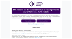 Desktop Screenshot of housing-rights.info