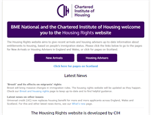 Tablet Screenshot of housing-rights.info